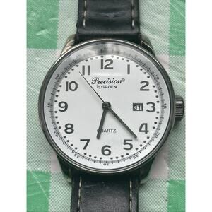 Precision By Gruen Silver Tone Men’s Watch